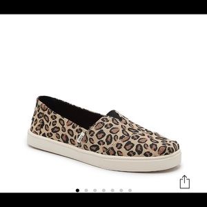 Toms Cupsole Alpargata leopard print